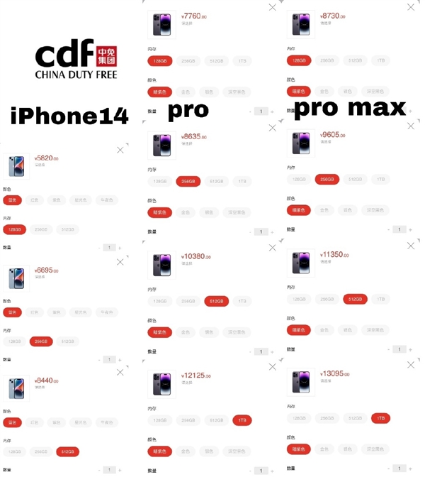 今日开卖！海南免税版iPhone14系列价格出炉 网友直言便宜的不够飞机票钱