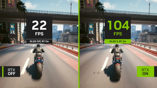 《赛博朋克2077》NVIDIA DLSS 3预告 性能提升高达4倍