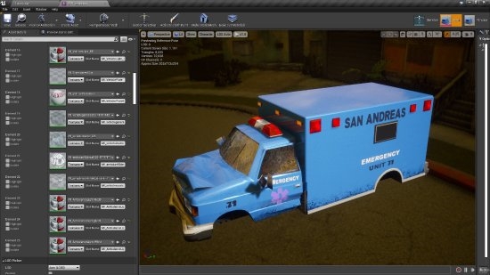 《GTA：三部曲 最终版》早期开发画面曝光 包含车辆模型及手游UI