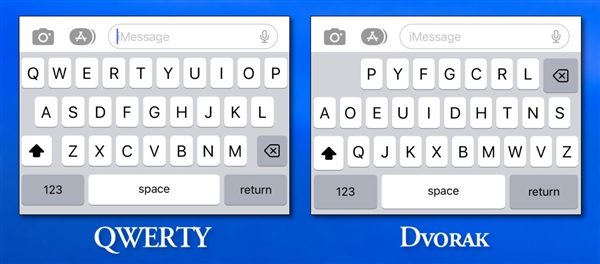 iOS 16支持德沃夏克键盘布局：打字比QWERTY舒服多了