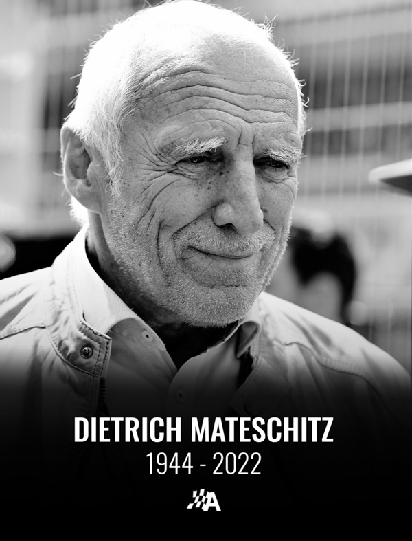 红牛创始人马特希茨去世 享年78岁 18年打造2支F1车队