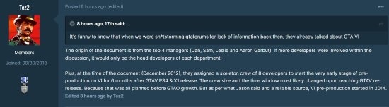 曝《GTA6》2014年开始预开发 团队仅有8名骨干