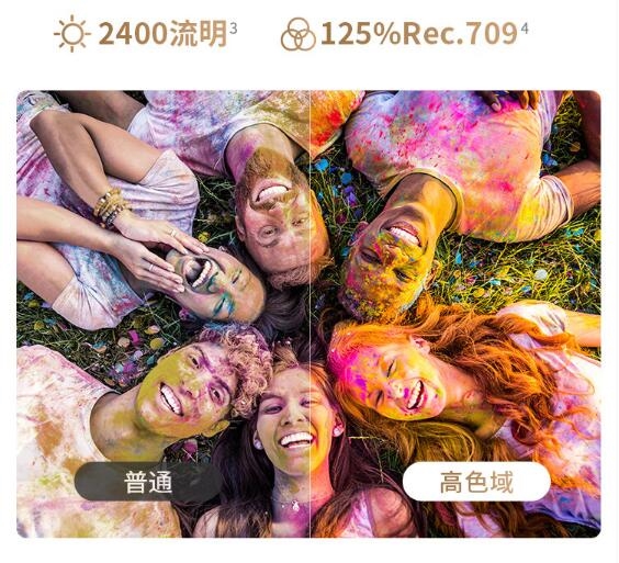 2400流明+120Hz高刷！优派Q30投影仪开卖 7499元