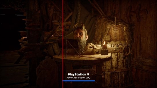 《战神：诸神黄昏》图形对比：PS5 4K画质爆炸强