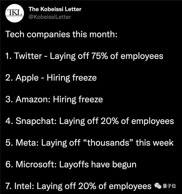 裁员狂潮席卷硅谷：扎克伯格要“血洗”Meta、多家公司已冻结招聘