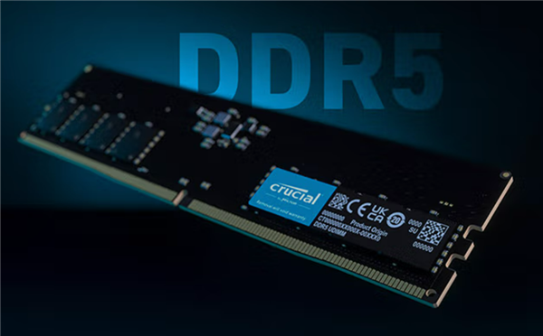 只比DDR4贵了70快 美光DDR5-4800内存史低价229元