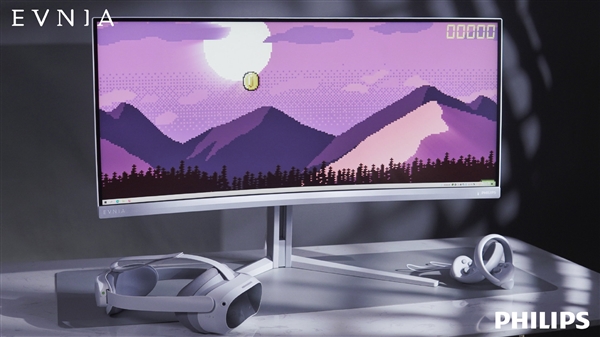 飞利浦EVNIA首款游戏显示器将至：34寸Mini LED曲屏、165Hz高刷