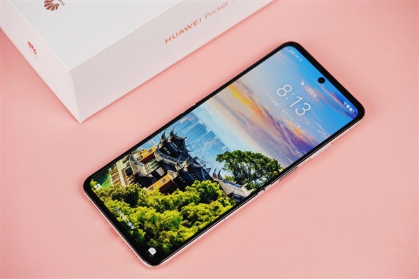 小折叠尤物！华为Pocket S冰霜银图赏