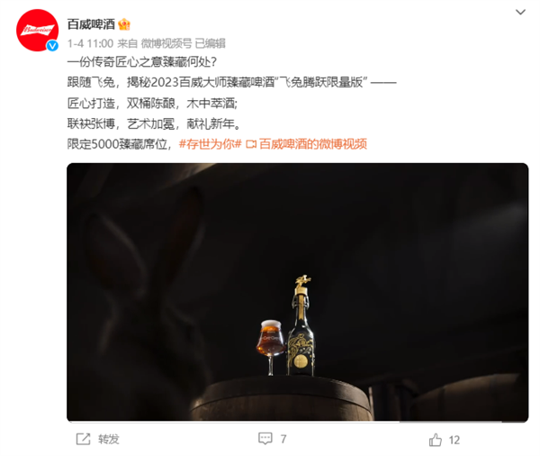 比茅台还贵！百威再推1588元天价生肖啤酒