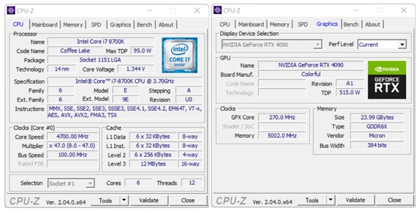 CPU-Z 2.04版发布：Intel、AMD“大打出手”