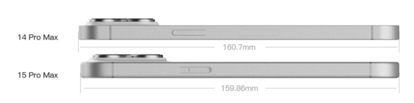 “果半斤”来了！iPhone 15 Pro Max更厚重：苹果工业设计倒退