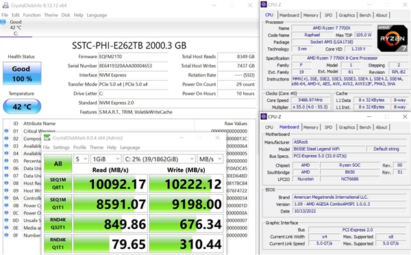 同样是PCIe 5.0 SSD：Intel、AMD跑分竟不一样！差距达30％