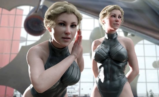 《原子之心》双子舞伶去面罩美化版：容貌美身材还顶！