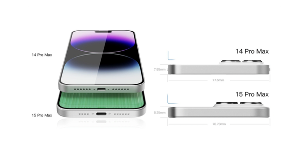 iPhone 15 Pro Max工业设计激进！边框超窄 领先安卓阵营