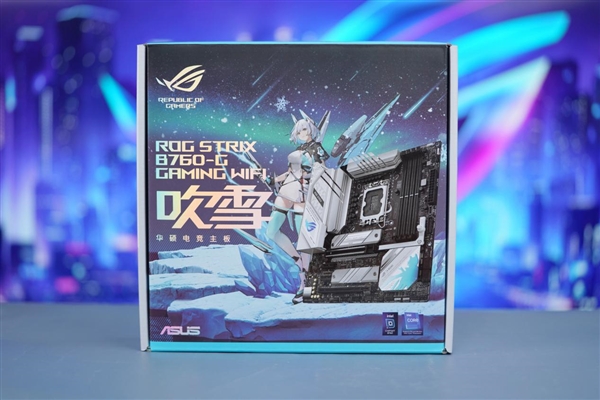 DDR5-7800！华硕ROG STRIX B760-G GAMING WIFI小吹雪主板图赏