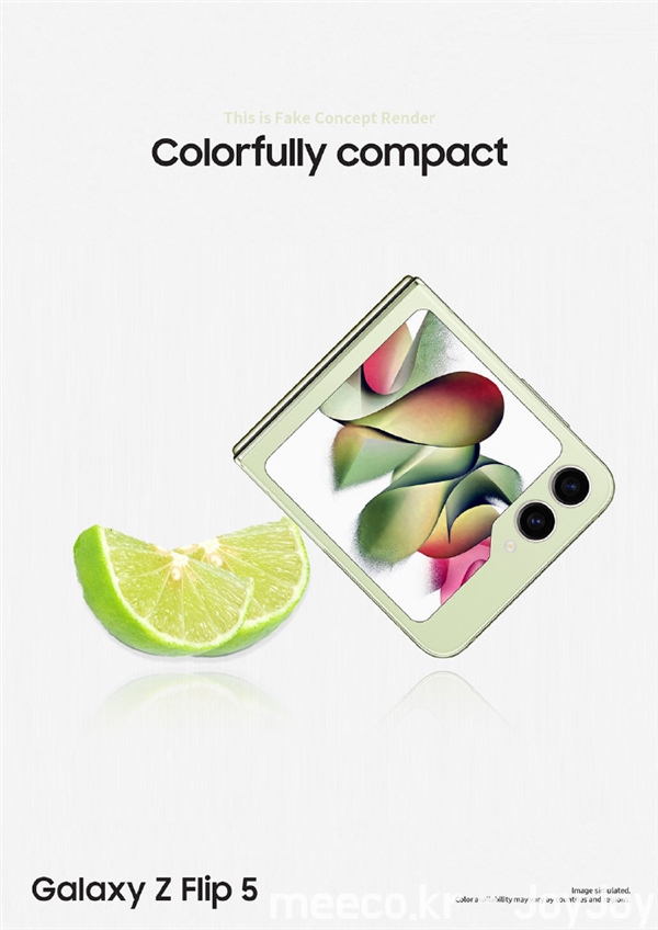 三星Galaxy Z Flip5设计变了：大尺寸异形外屏