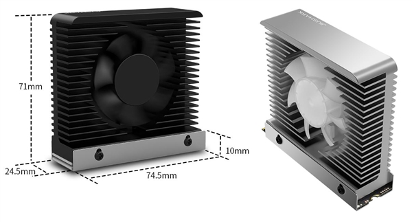 SSD散热器疯了：比显卡都要高！还有暴力风扇