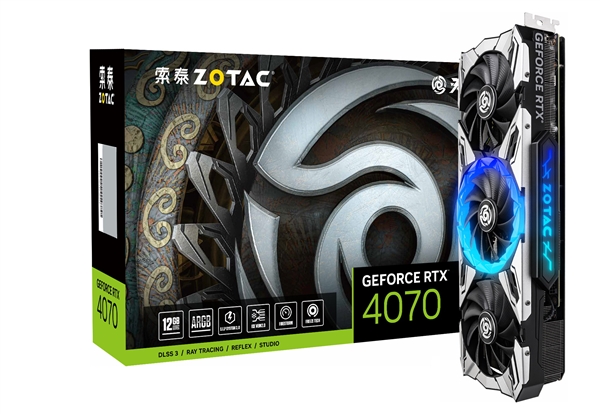 索泰首发三款RTX 4070：天启功耗解锁250W！5399元