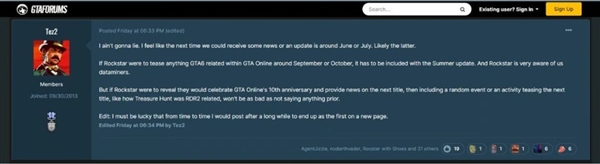 5代都玩腻了 5月17日或公布《GTA6》新消息 期待吗？
