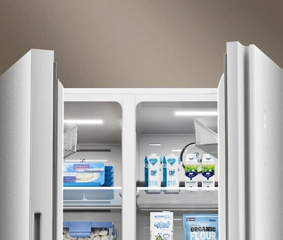 3599元 小米米家冰箱对开门610L冰晶白开售：风冷无霜、双变频保鲜