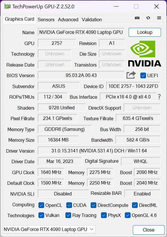 不愧是大哥！RTX 4090游戏本实测性能拉满