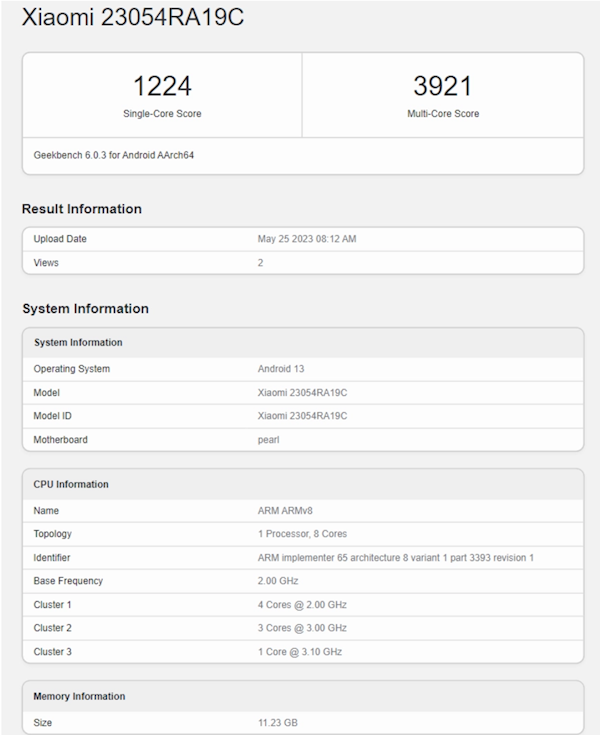 LCD党福音！Redmi Note 12T Pro跑分出炉：搭载天玑8200-Ultra