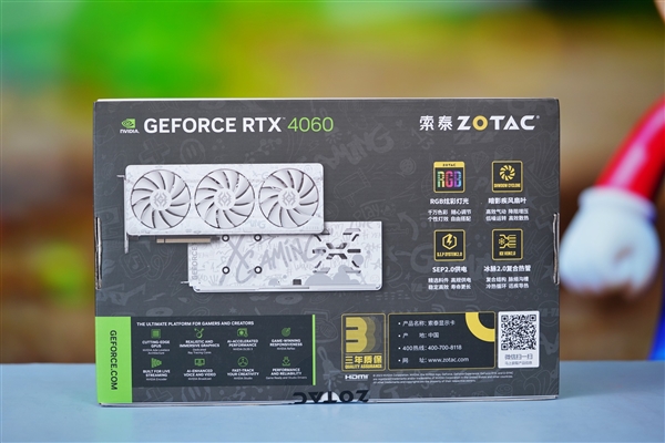 1080P光追利器！索泰RTX 4060 X-GAMING OC欧泊白图赏