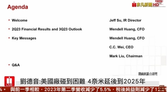 台积电正按计划扩充南京28nm产能 美国厂遭遇困难延后