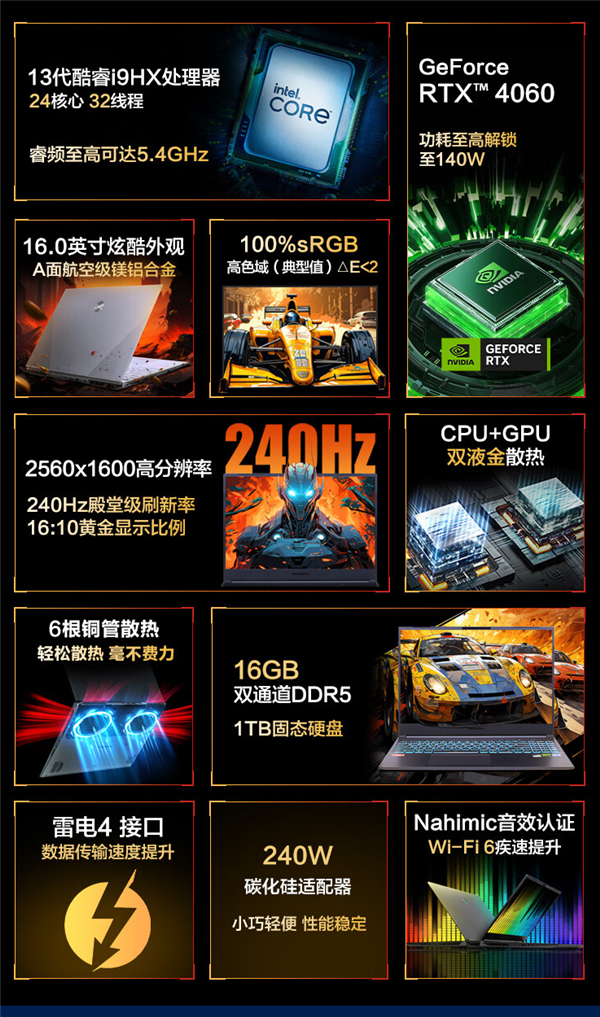 7999元真香价！机械革命新款旷世16 Pro上架：i9-13900HX+RTX 4060