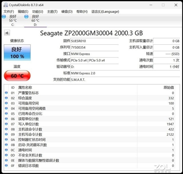 希捷酷玩540固态硬盘上手：PCIe 5.0猛将