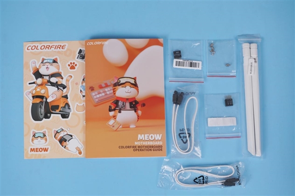 主板也能这么萌？七彩虹COLORFIRE B760M-MEOW WIFI D5主板图赏