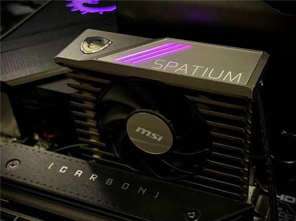 显卡同款TORX 5.0风扇散热！微星展示M570 PRO PCIe 5.0 SSD