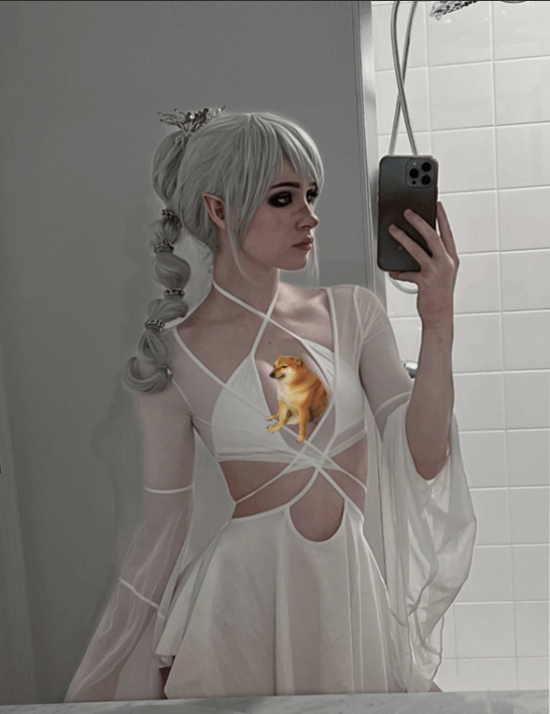 国外美女cos《博德之门3》影心：身姿妙曼 千娇百媚