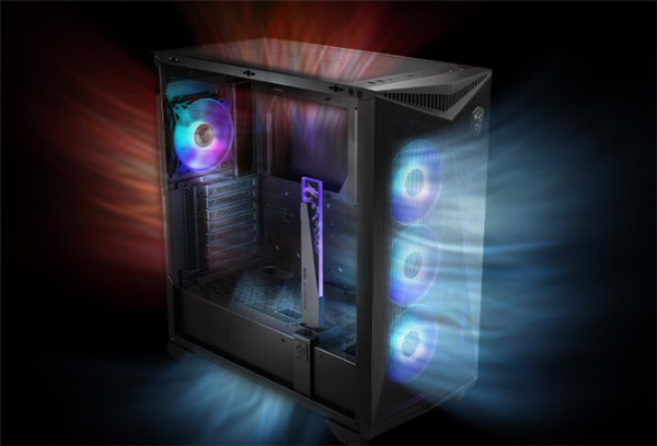 微星推出氪金枪3系列机箱：内置多功能显卡支架 支持多轴移动