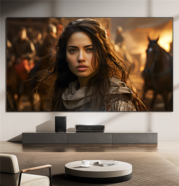 49999元！海信发布全球首款可折叠激光电视L5K 120英寸厚度仅2cm