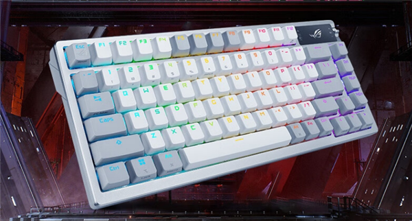 1799元 ROG夜魔月耀白机械键盘上市：2000小时超长续航