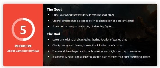 《堕落之主》IGN 8分：杀手级的新创意！