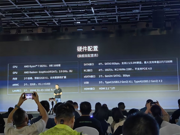 划时代的私有云！极空间万兆口旗舰NAS Z423发布：锐龙7 5825U加持 8盘位+双系统