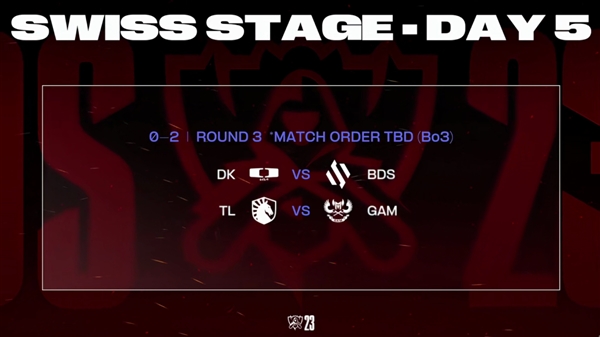 《英雄联盟》S13全球总决赛瑞士轮第三轮抽签：WBG对上KT