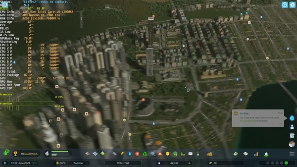 惨不忍睹！《都市：天际线2》优化太差：7900XTX 4K最高12帧