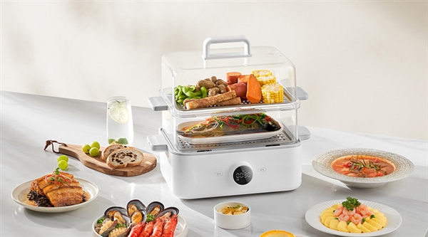 做饭从来没这么简单过！米家智能电蒸锅12L新品上手