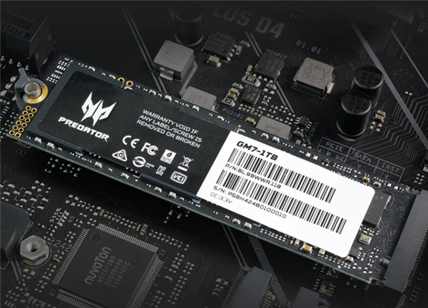 SSD涨价前末班车！宏碁掠夺者GM7 2TB到手579元：7200MB/s