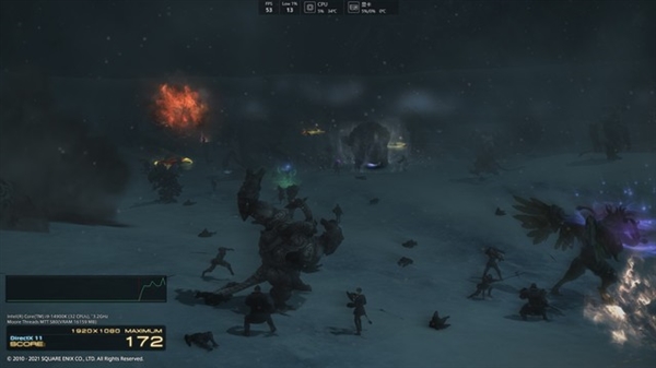 “鸡血”驱动来了!最高提升3.3倍:摩尔线程MTT S80游戏体验起飞