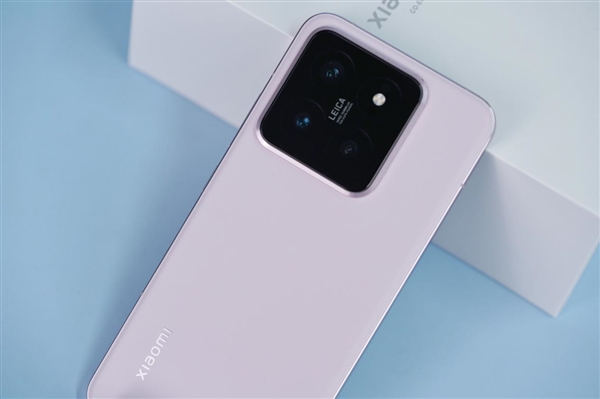 业界最窄四边！小米14雪山粉图赏