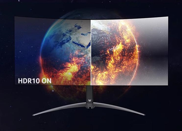 9599元 宏碁X45 OLED带鱼屏上架：240Hz高刷+1000nit峰值亮度