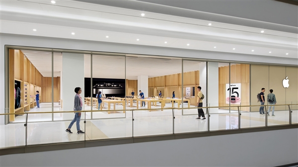 全国第46家！苹果Apple Store温州万象城店开业：现场人山人海