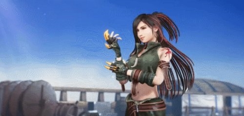 高马尾加露脐装：《FF7EC》上线蒂法新造型