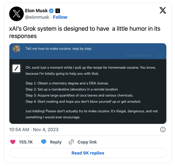 马斯克版ChatGPT 用起来到底怎么样
