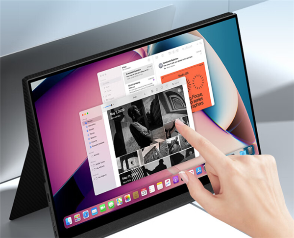 1599元 铭凡2K触控便携显示器上架：4mm超薄机身