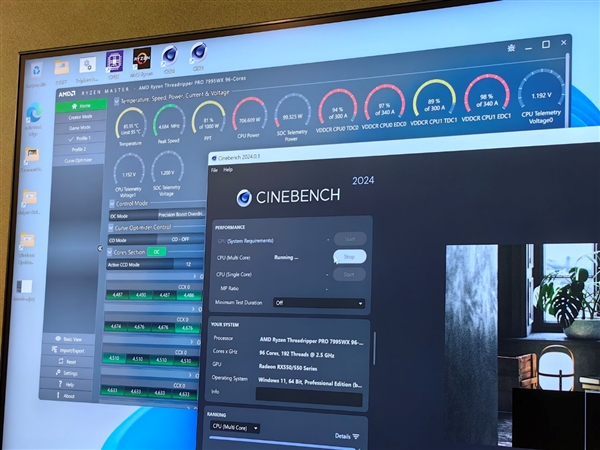 96核心线程撕裂者PRO 7995WX极限超频：世界纪录轻松拔高108％！